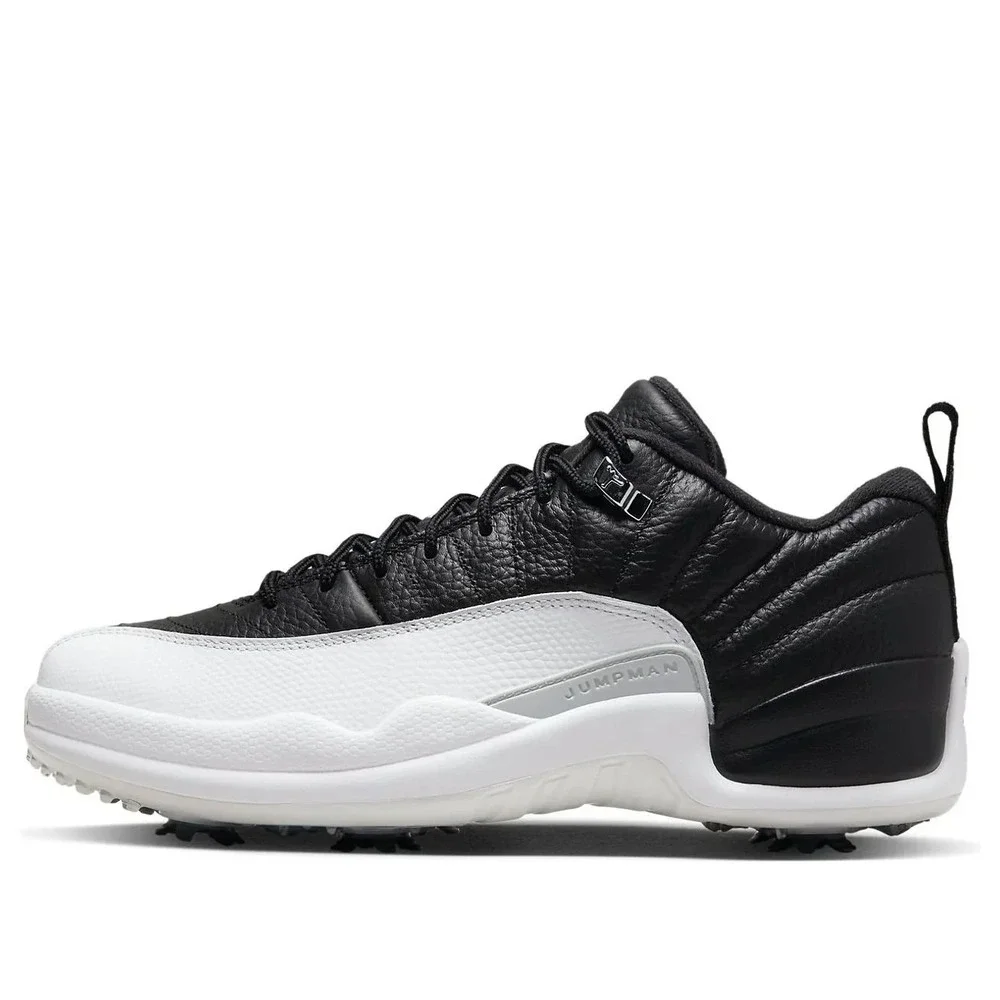 Size 9.5 - [NEW] Men's Nike Air Jordan 12 Low Golf Shoes White DH4120-010